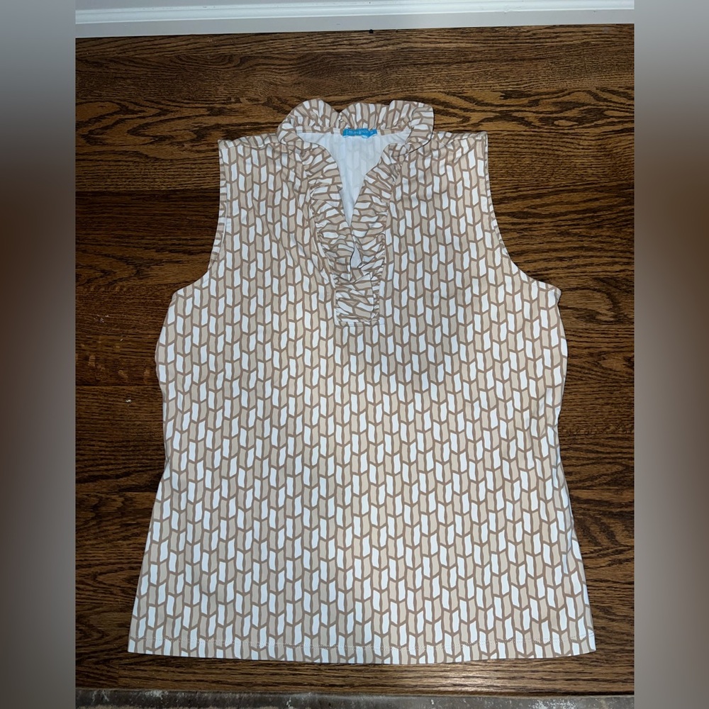 Sleeveless Ruffle J. McLaughlin Top